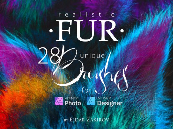 Download Realistic FUR Brushes for Affinity Photo - Affinity photo Collection