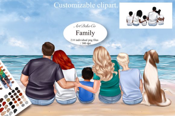 Download Big Family Clipart, Sitting Family - Premium Resources
