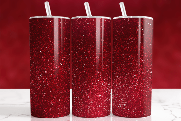Download Rich Red Sparkle Glitter Tumbler Wrap - Rich red sparkle Collection