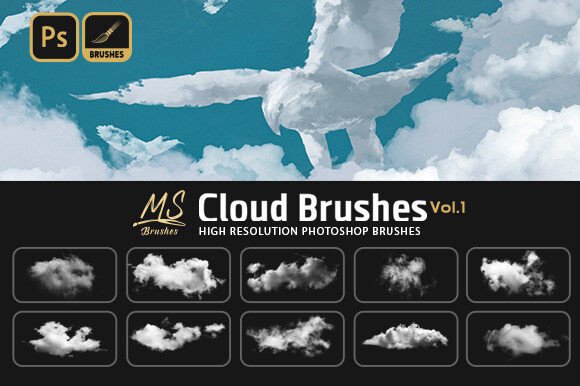 Download Cloud Photoshop Brushes - Premium Resources
