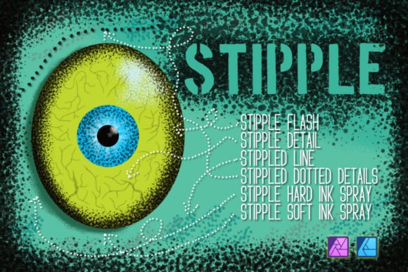 Download Affinity Photo &amp; Designer Stipple Brush - Premium Resources