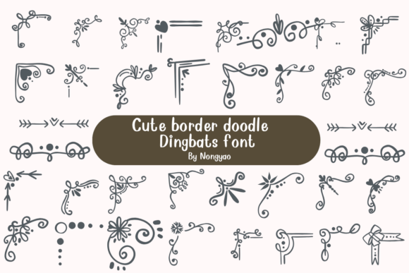 Download Cute Border Doodle - Premium Bundle