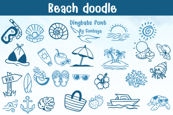 Download Beach Doodle - Premium Resources